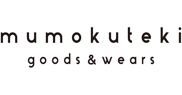 mumokuteki goods and wearsロゴ