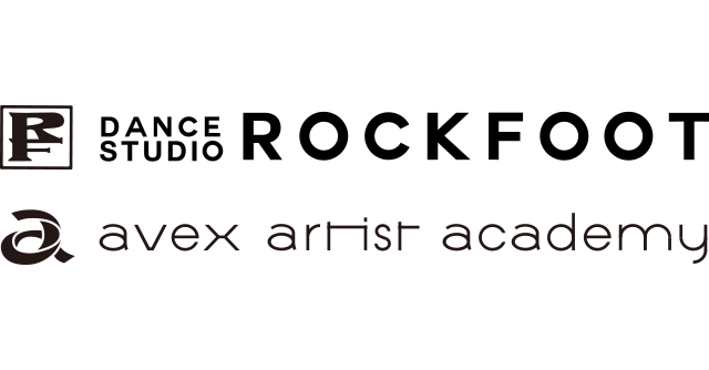 DANCE STUDIO ROCKFOOT×avex artist academyロゴ